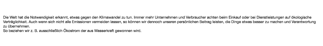 eklimaschutz