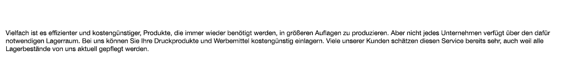 elagerhaltung